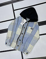 Рубашка детская кашемировая с капюшоном на девочку 134-158 см (4цв) "MALVINA" недорого от прямого поставщика