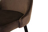 Напівбарний стілець B-128 мокко + чорний, фото 9