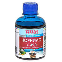 Чернила WWM CANON GI-490 200г Cyan C49/C a