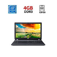 Ноутбук Acer Aspire ES1-512 / 15.6" (1366x768) TN / Intel Celeron N2940 (4 ядра по 1.83 - 2.25 GHz) / 4 GB