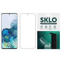 Защитная гидрогелевая пленка SKLO (экран) для Samsung Galaxy C7 Pro