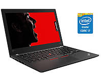 Нетбук Lenovo ThinkPad X280 / 12.5" (1920x1080) IPS Touch / Intel Core i7-8650U (4 (8) ядра по 1.9 - 4.2 GHz)