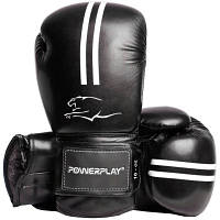 Боксерские перчатки PowerPlay 3016 16oz Black/White PP_3016_16oz_Black/White a