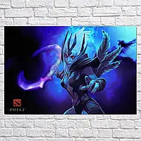 Плакат "Дота 2, Венга, Dota 2, Vengeful Spirit", 40×60см