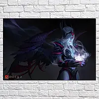 Плакат "Дота 2, Венга, Dota 2, Vengeful Spirit", 40×60см