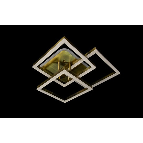 Стельова люстра геометрія 11058-3BR LED 3color dimmer