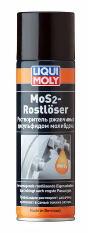 Розчинник іржі з дисульфідом молібдену Liqui Moly MoS2-Rostloser 0.3л (1986), фото 2