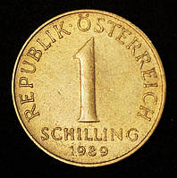 Монета Австрії 1 шилінг 1960-89 рр.
