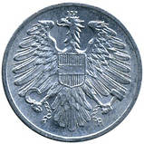 Монета Австрії 2 гроша 1951-72 рр., фото 2