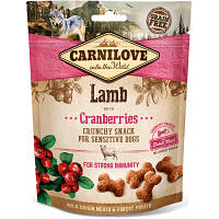 Лакомство для собак Carnilove Crunchy Snack с ягненком, клюквой и мясом 200 г (8595602527250) o