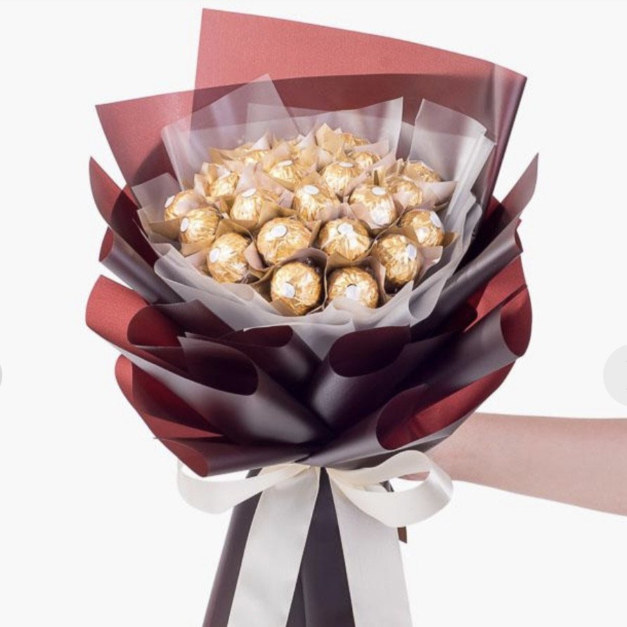 Букет з цукерок Ферреро Роше Ferrero (31 шт.) оригінальний подарунок коричневий