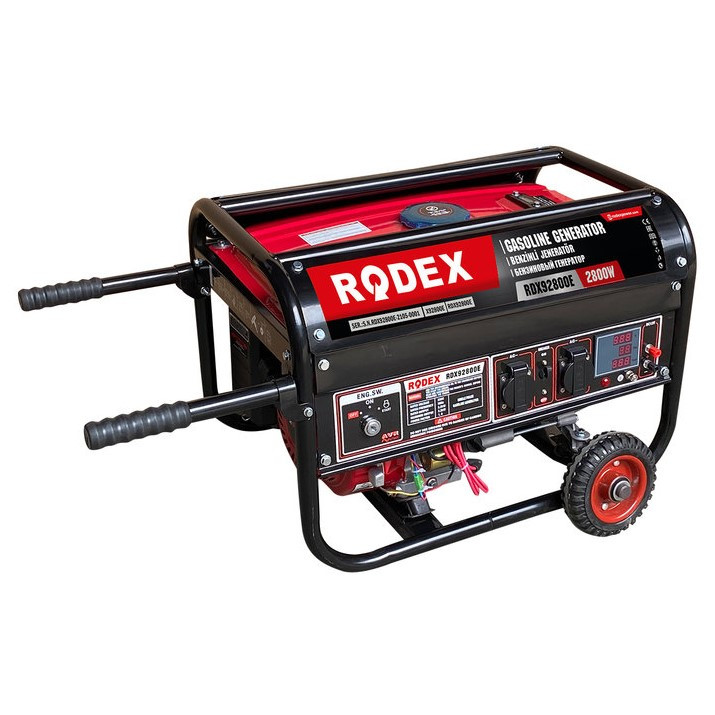 Бензиновий генератор RODEX RDX92800E, потужність 2.8/3.0 кВт
