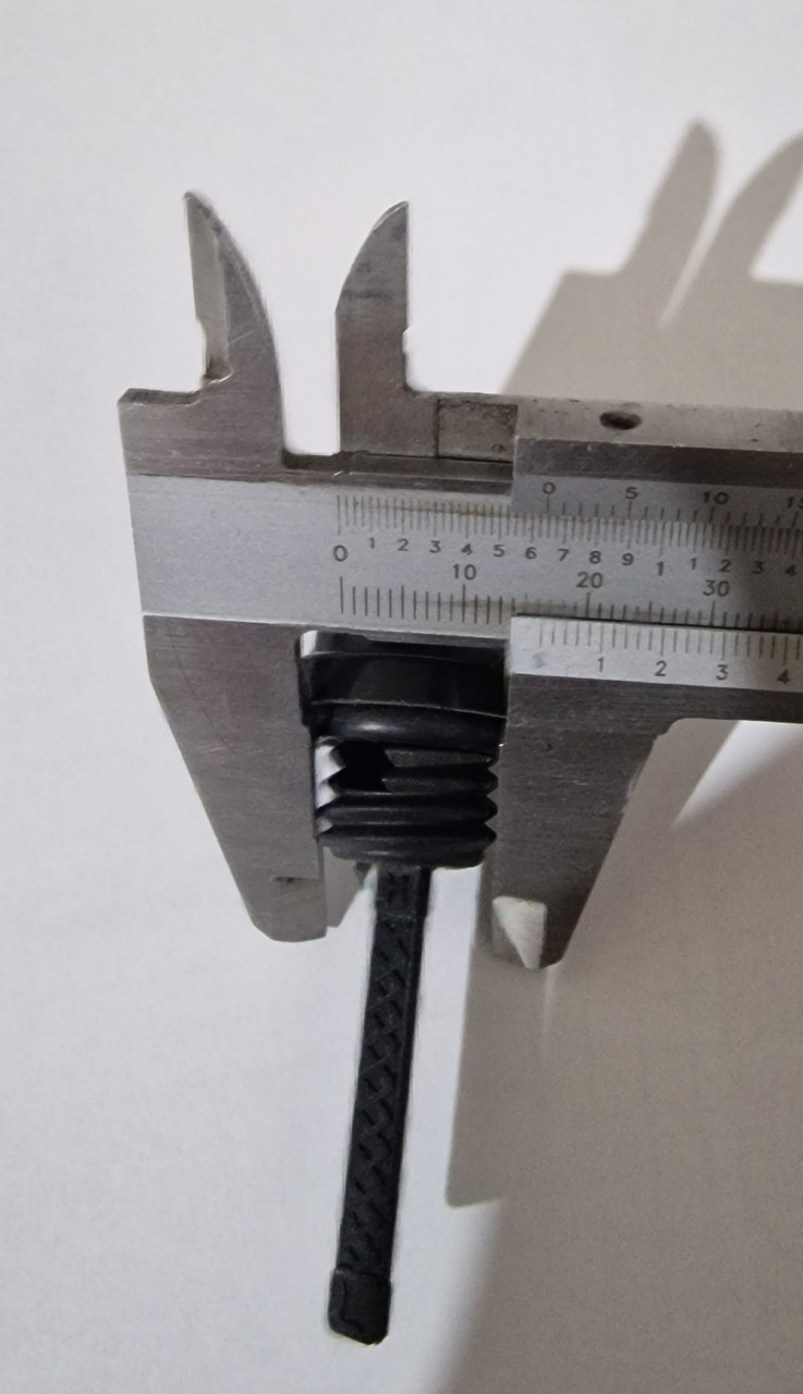 Олійний щуп різь 17 мм 168f/170f двигун бензин мотоблоки, генератори, віброплита, мотопомпа, фото 1