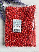 Бусини круглі АКРИЛОВІ  " С06510 " кораллово червоні 10 мм 500 грамів