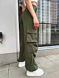 Штани карго жіночі з накладними кишенями 42, 44.46, 48, фото 5
