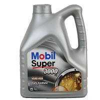 Моторное масло Mobil SUPER 3000 5W40 4л (MB 5W40 3000 4L) e