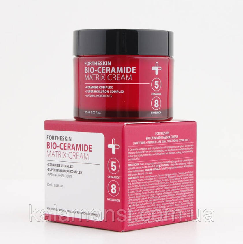 Омолоджуючий крем з керамідами ForTheSkin Bio Ceramide Matrix Cream 60 мл