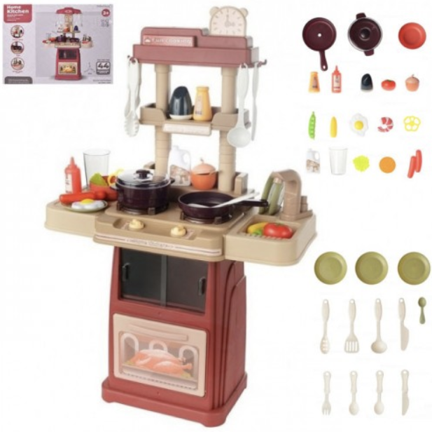 Кухня"Sprey Kitchen 889-302" висота 66 см, 47 аксесуарів, парогенератор, світлові та звукові ефекти., фото 1