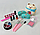 Дитячий набір для манікюру та макіяжу "Nail beauty series set+Makeup Gift" HZ 041., фото 3