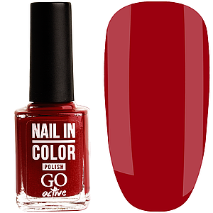 Лак для нігтів GO ACTIVE Nail in Color №11, 10 мл червоний