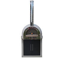Піч для піцци на дровах комплект із бетонною тумбою та фасадами