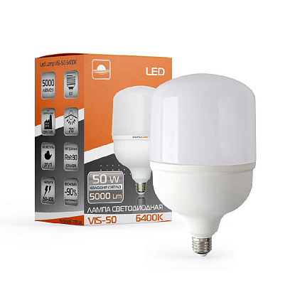LED лампа Т140 Е27 50W 6400К Євросвітло
