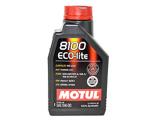 Моторна олива Motul 8100 ECO-lite 5W30, 1 л. - API RC, SP