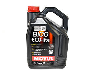 Моторна олива Motul 8100 ECO-lite 5W30, 5 л. - API RC, SP