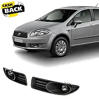 Противотуманки для Fiat Linea 2006-2012 (2 шт, Галоген), Противотуманные фары для Fiat Linea