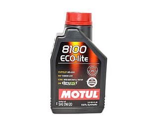Моторна олива Motul 8100 ECO-lite 0W-20, 1 л. - API RC, SP