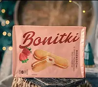 Печиво-сендвіч Bonitki Biszkopciki із полуницею 170г.