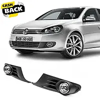 Противотуманки для Volkswagen Golf 6 2008-2012 (2 шт, LED), Противотуманные фары для Volkswagen Golf 6