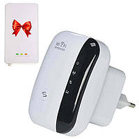 WiFi усилитель сигнала LV-WR31-36 + Подарок Повербанк Mini UPS BBU15-DT / Беспроводной wifi репитер в розетку