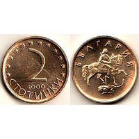 Монета 2 стотинки 2000г Болгария.