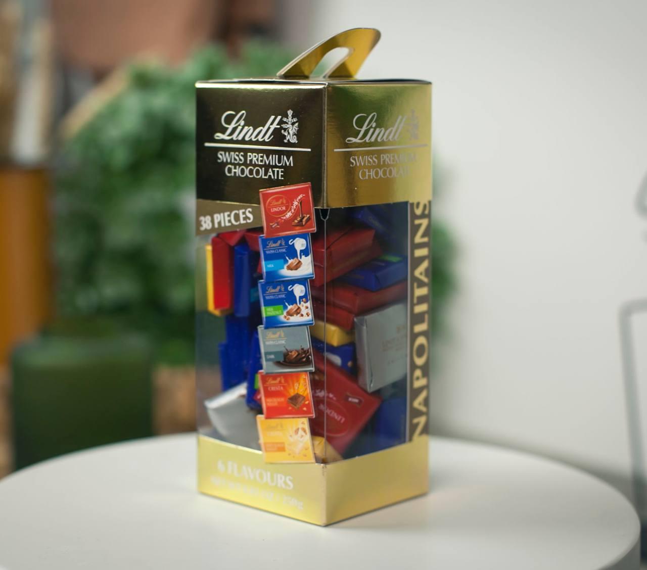 Цукерки мікс міні-шоколадки Lindt Swiss Premium Chocolate 😍 500г. Німеччина
