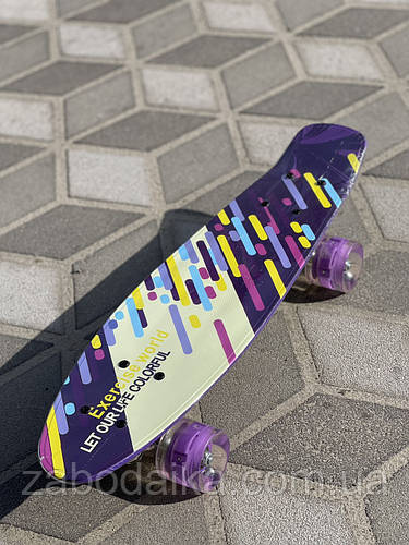 Скейт детский пластик, Скейтборд пениборд 55 см Best Board скейт для ...