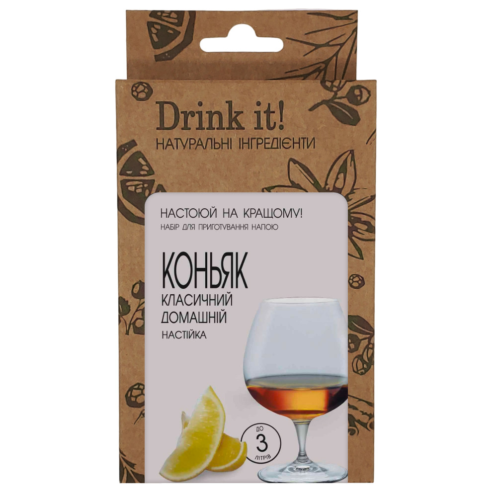 Набір для настоювання Drink it Коньяк класичний домашній, фото 1