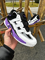 Мужские кроссовки Adidas Niteball Violet Purple White Metal Адидас Найтбол фиолетовые