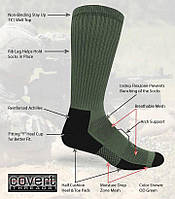 Тактичні шкарпетки Covert Threads Jangle М (40-43) професійно-військові літні шкарпетки США