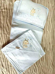 Спальний дитячий комплект 3в1 «BEBITOF» бірюзовий