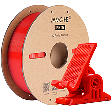 Пластик в котушці для 3D друку PETG Jamg He 1,75 мм 1 кг червоний (Red)