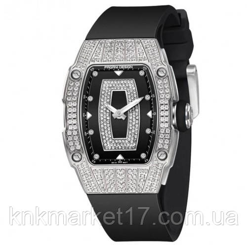 Жіночий кварцовий годинник із сапфіровим склом Pagani Design PD-YS013 Silver-Black, фото 1