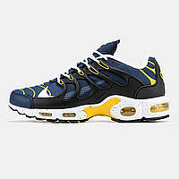 Кросівки чоловічі Nike Air Max TN Terraspace темно-сині, Найк Аір Макс ТН текстильні. код MD-1302