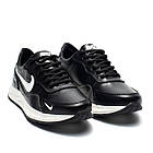 Підліткові шкіряні кросівки Nike Air Max Black, фото 3
