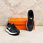 Підліткові шкіряні кросівки Nike Air Max Black, фото 5