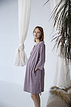 Халат і сорочка для вагітних та годуючих Pregnant Style Polina 44 Рожевий, фото 3