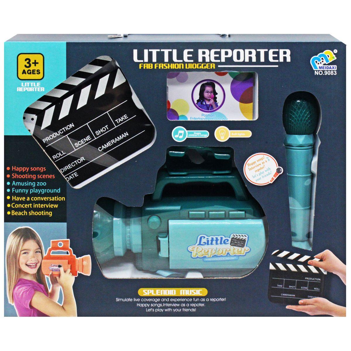 Ігровий набір "Маленький репортер" (бірюзовий) MIC (9083)