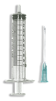 Шприц 3-х компонентний одноразовий стерильний 10 мл Luer Slip з голкою 21G (0.8 x 38 mm)