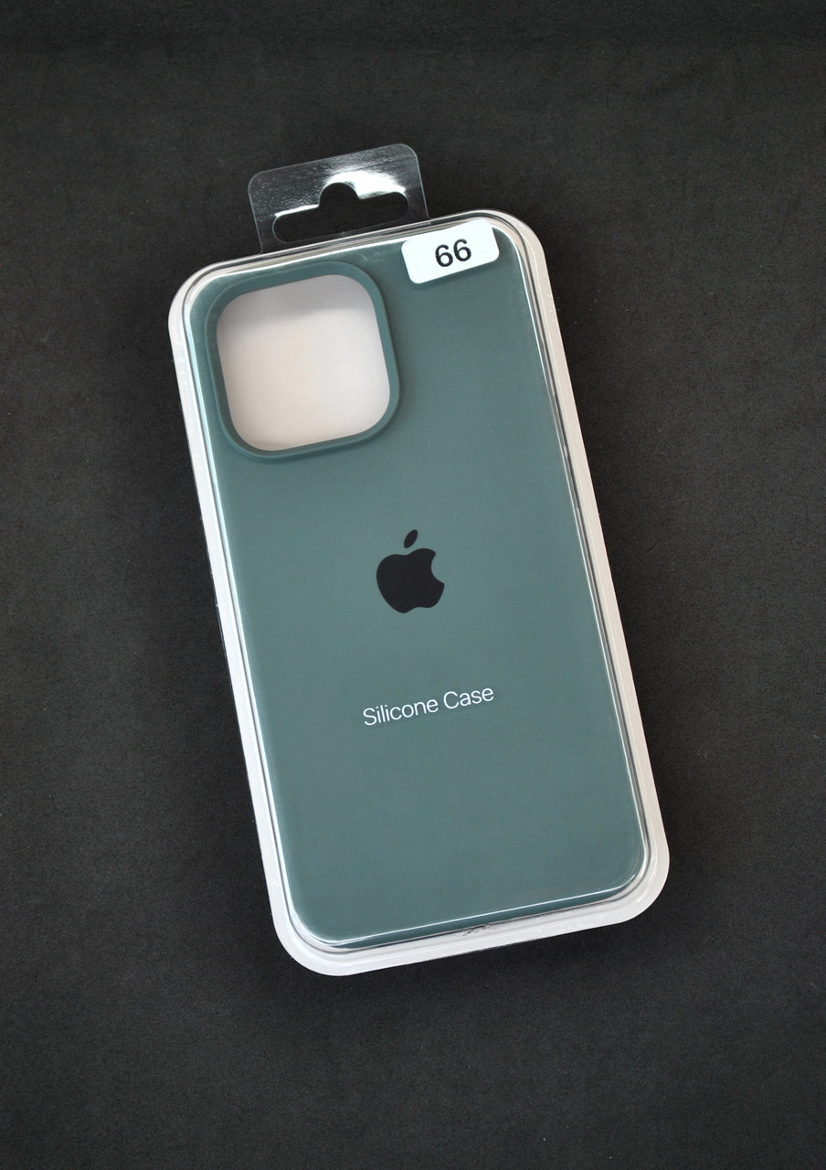 Чохол для телефону iPhone 14ProMax Silicone Case original FULL №66 pine green (4you)