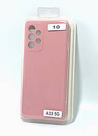 Чехол для телефона Samsung A33(5G) Silicone Original FULL №10 Pink (4you)